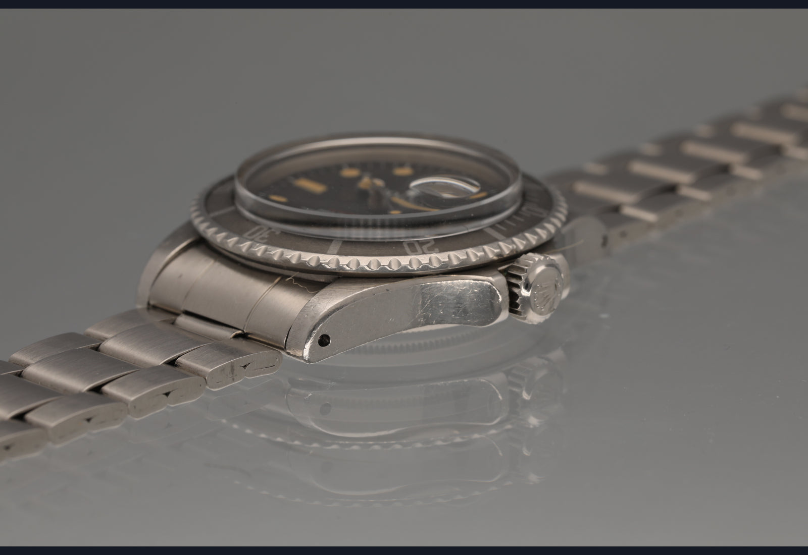 1972 Red Sub  / Super Pumpkin patina / Unpolished Case / Ghost Insert - just serviced