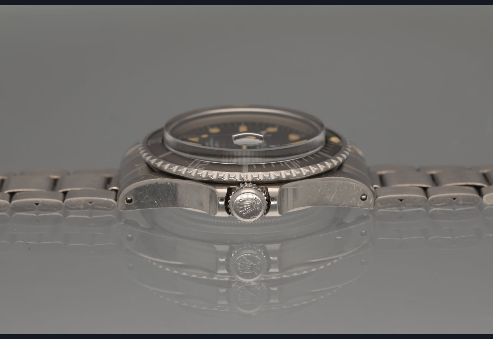 1972 Red Sub  / Super Pumpkin patina / Unpolished Case / Ghost Insert - just serviced