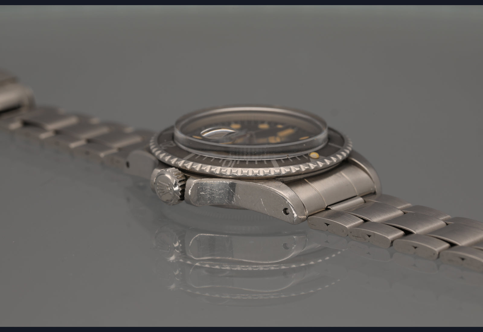 1972 Red Sub  / Super Pumpkin patina / Unpolished Case / Ghost Insert - just serviced