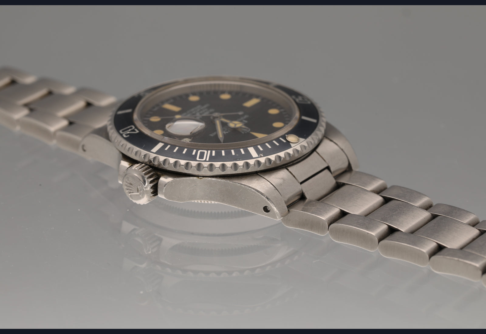 unpolished 16800 Matte Dial 1984 / blue bezel