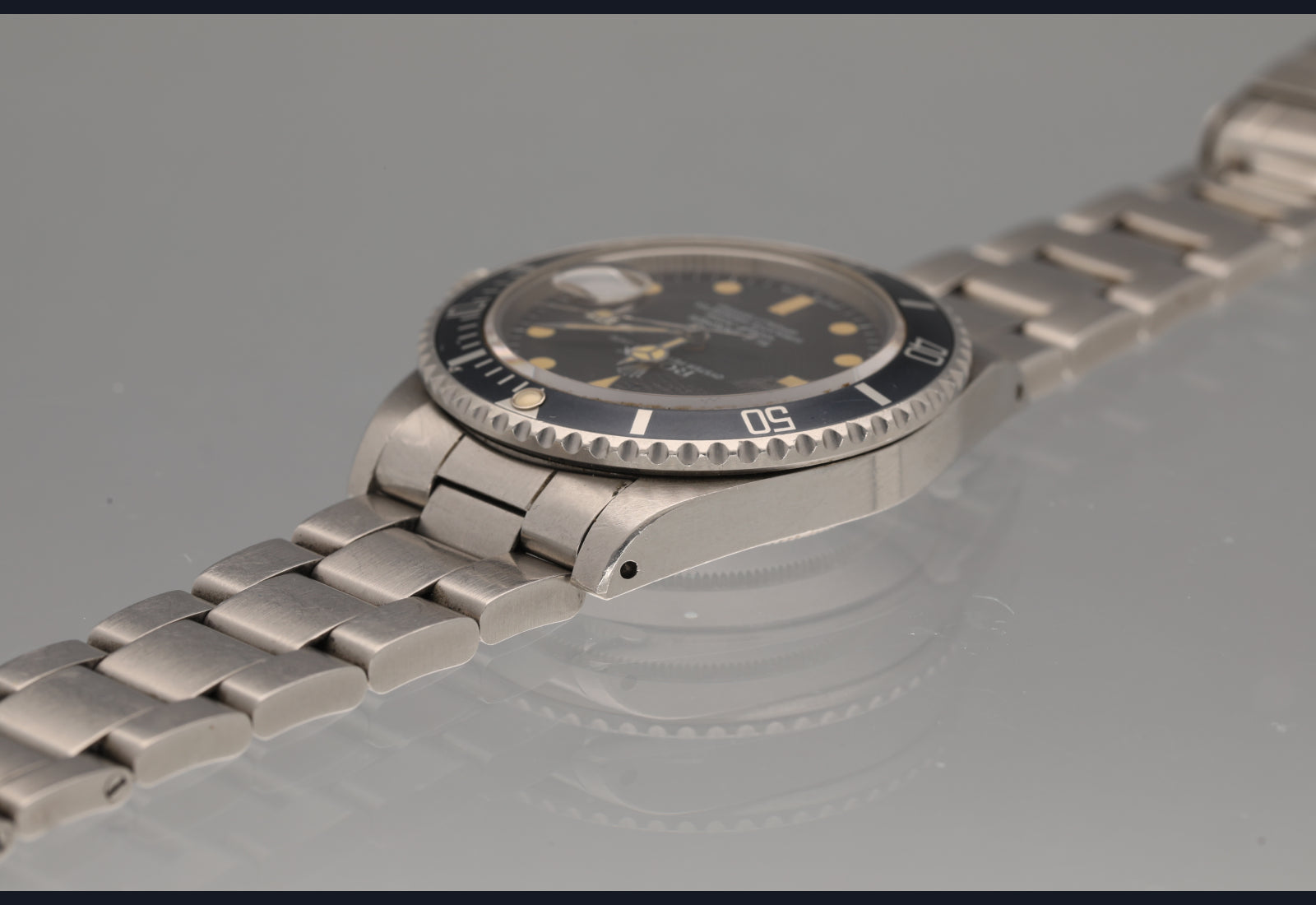 unpolished 16800 Matte Dial 1984 / blue bezel