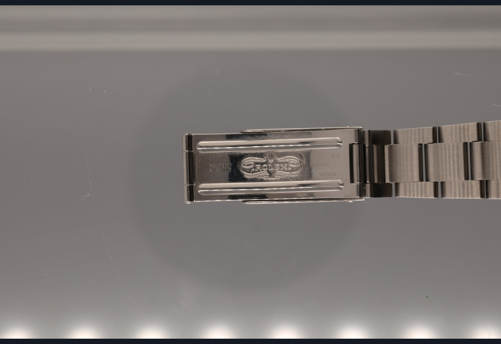 93 14060 Sharp and Unpolished / caseback sticker Box and Papers