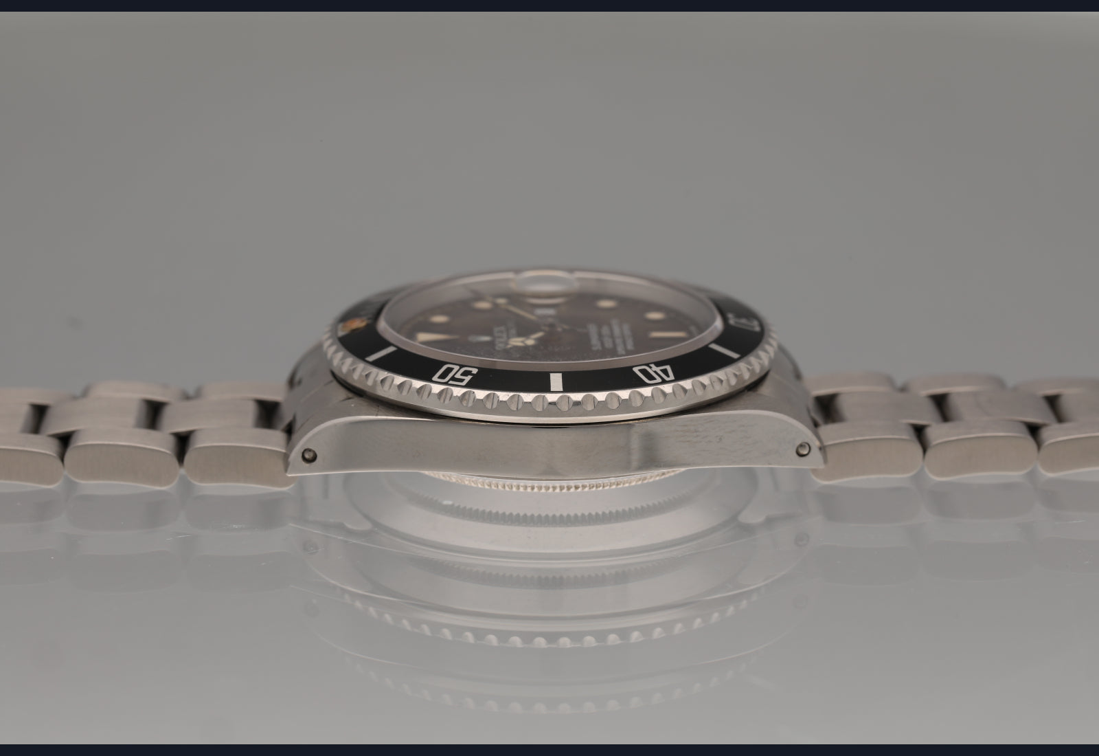 Uniquely Super Tropical brown 168000 submariner with a sharp case