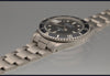 Snow White Transitional 16800 Submariner with a Tropical Blue insert