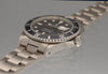 Snow White Transitional 16800 Submariner with a Tropical Blue insert