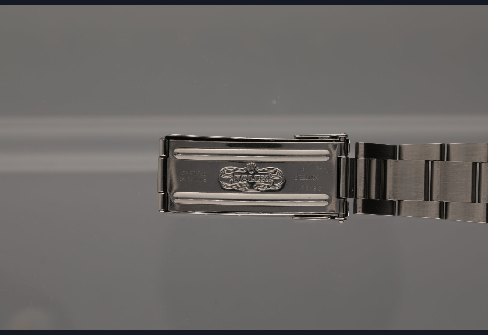 Snow White Transitional 16800 Submariner with a Tropical Blue insert