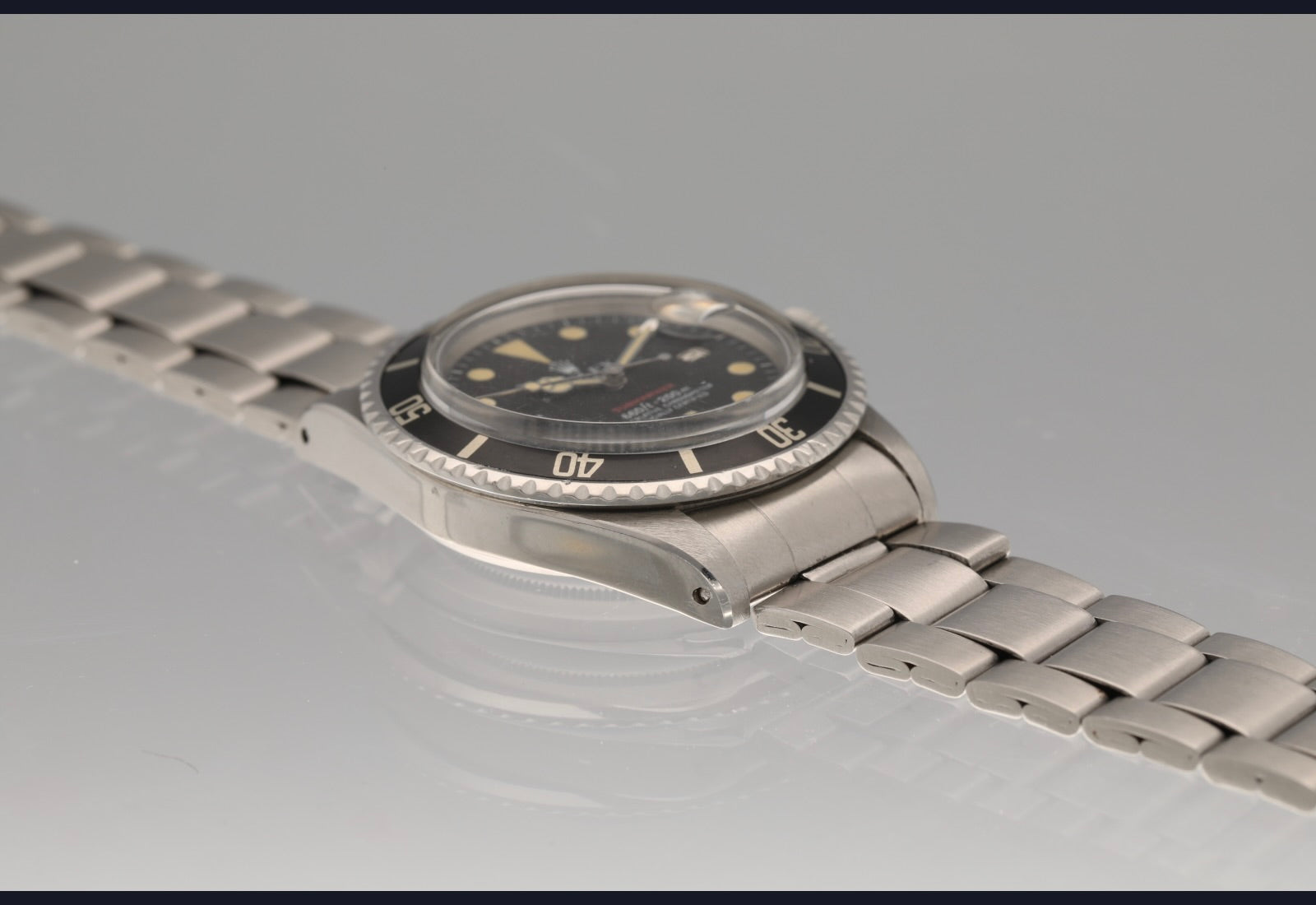 1974 Red Sub MK6 Vivid Patina /. Sharp case