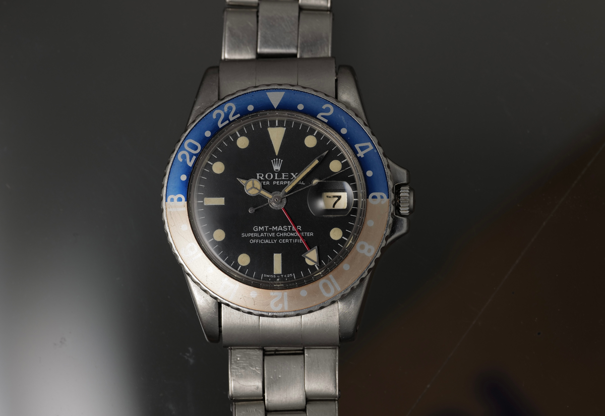 1968 1675 MK1 perfect cream zinc sulfide dial