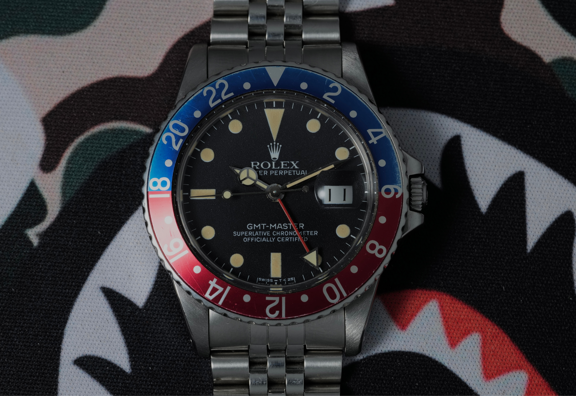 Rolex Transitional GMT 16750 Pepsi vintageworn