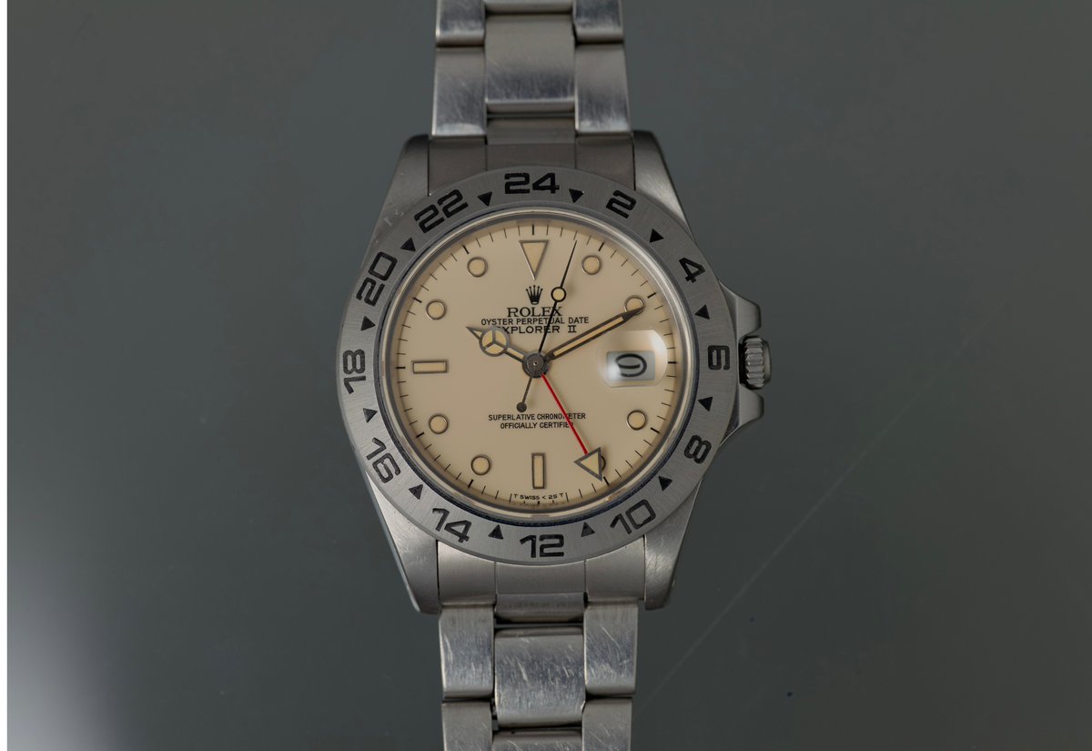 86 Super Cream 16550 non-rail dial with box and papers