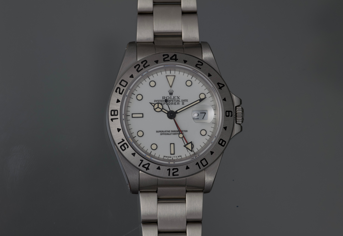 Explorer II 16570 White Porcelain Dial collector set