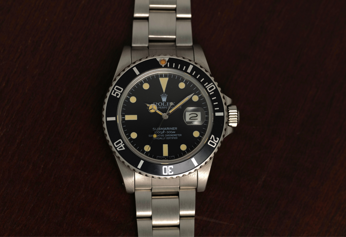 Transitional 16800 Submariner from 1984 Matte Dial BOX and Papers