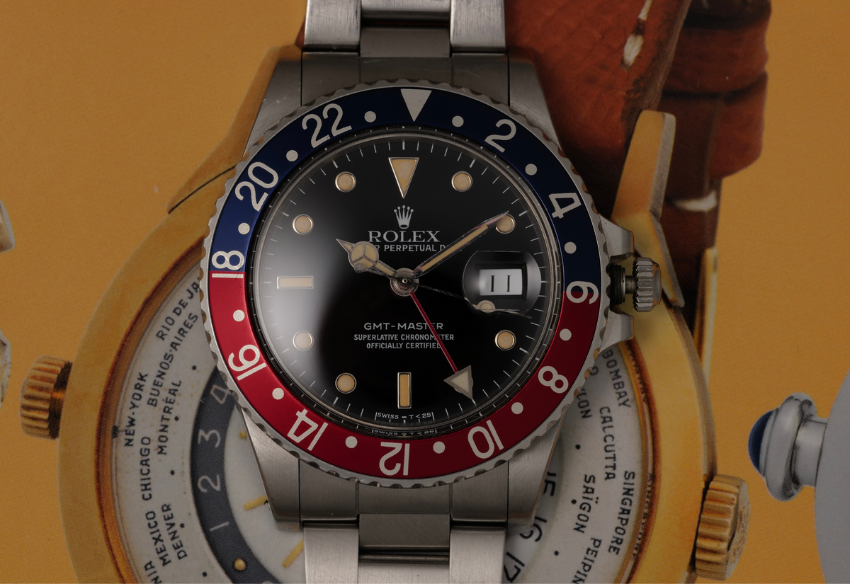 Rolex 16750 Transitional GMT Glossy and Unpolished