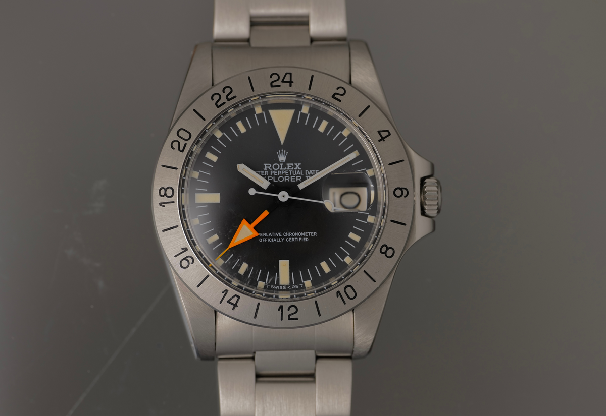 1655 Orange Hand from 1979 sold at BUCHERER