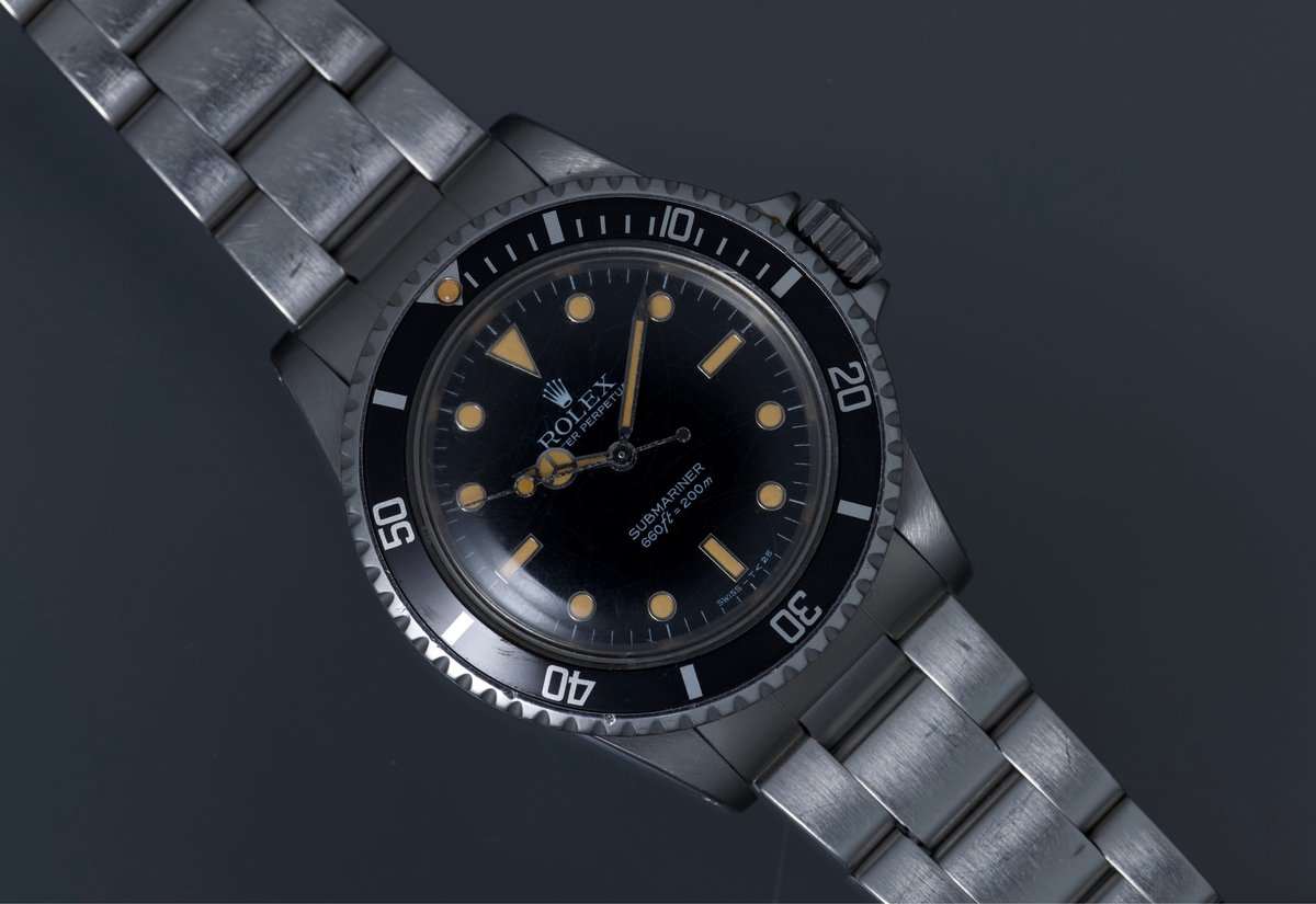 Rolex 5513 no Date Sub Spider - DEEEEP PATINA