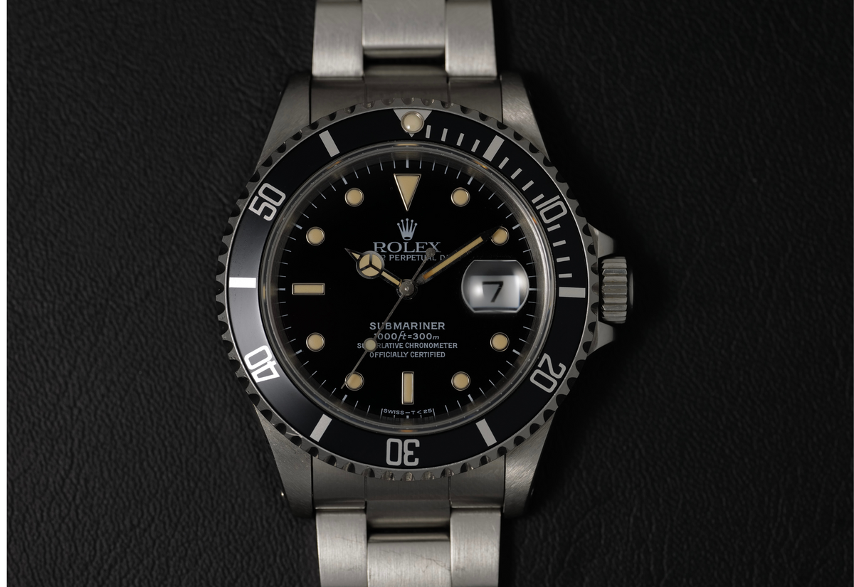 1991 Rolex Submariner date with great patina