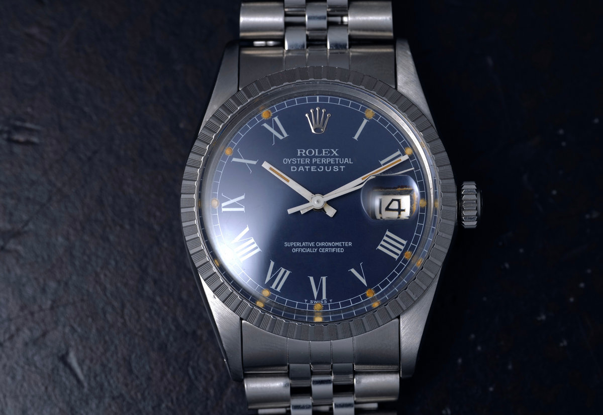 Rolex Blue Buckley Quickset
