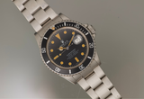 1982 Transitional Submariner date with orange patina and unpolished case