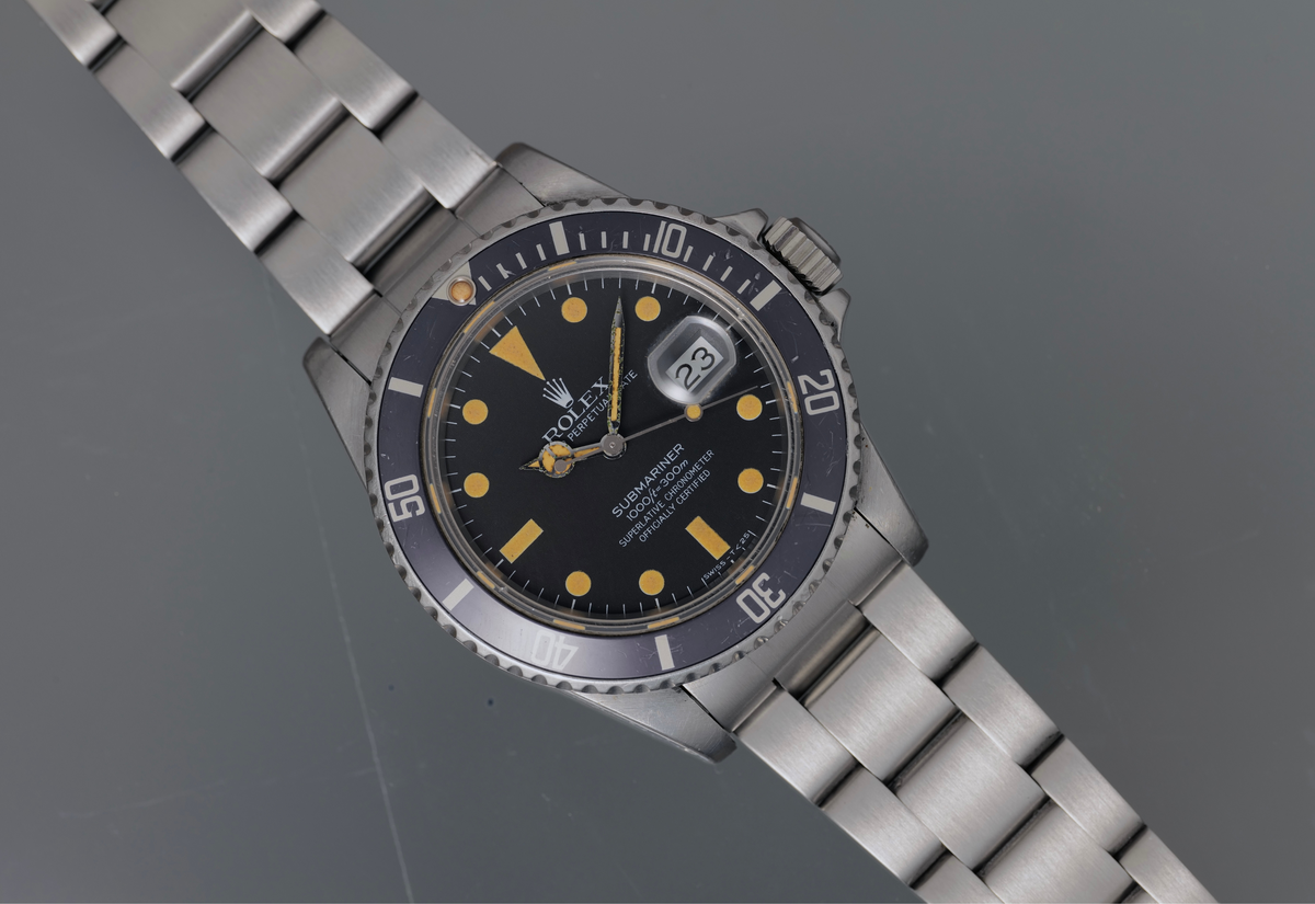 16800 Submariner with Incredible Patina and a sublime faded insert