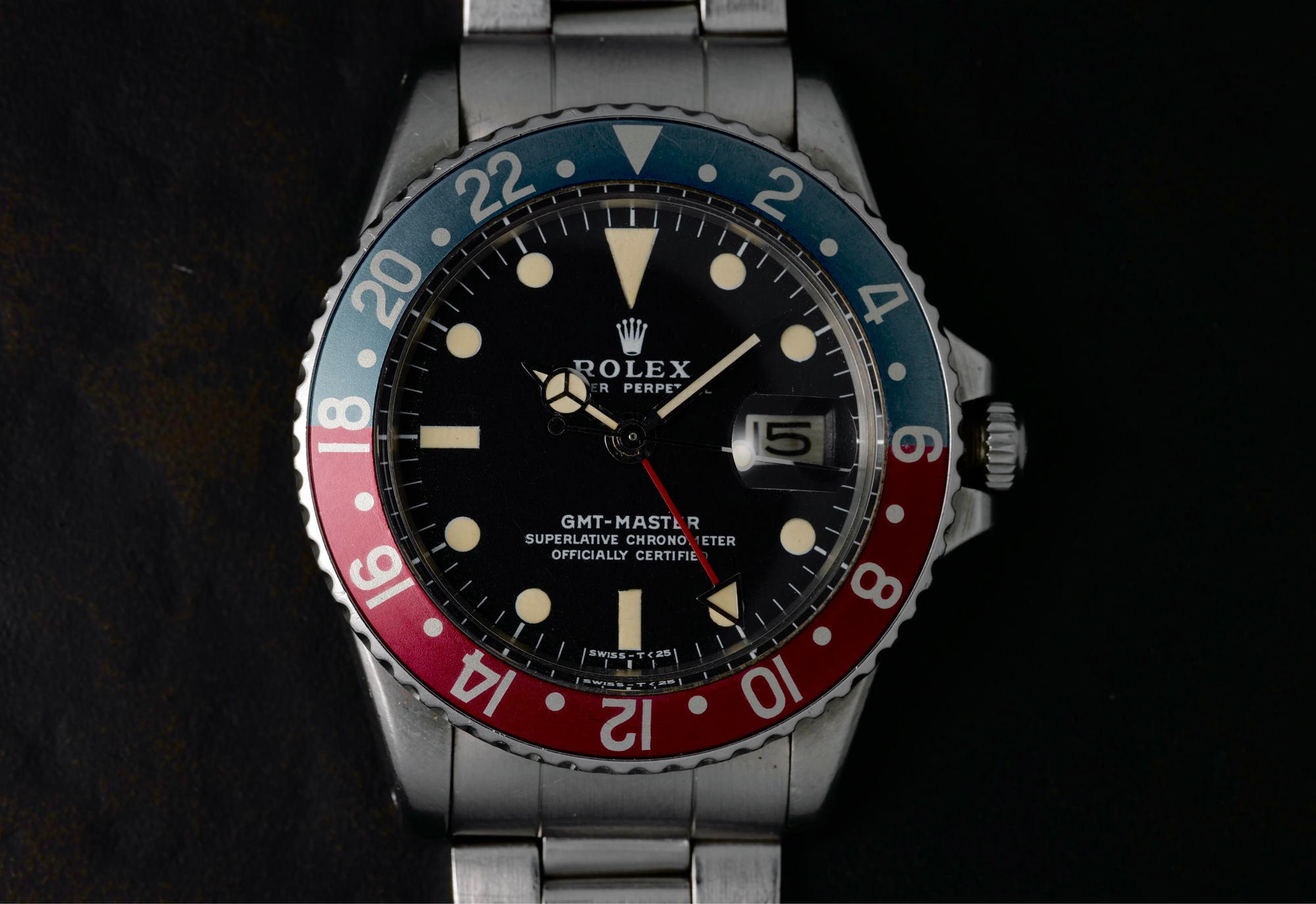 Rolex 1675 GMT Master MK2 dial fantastic colors