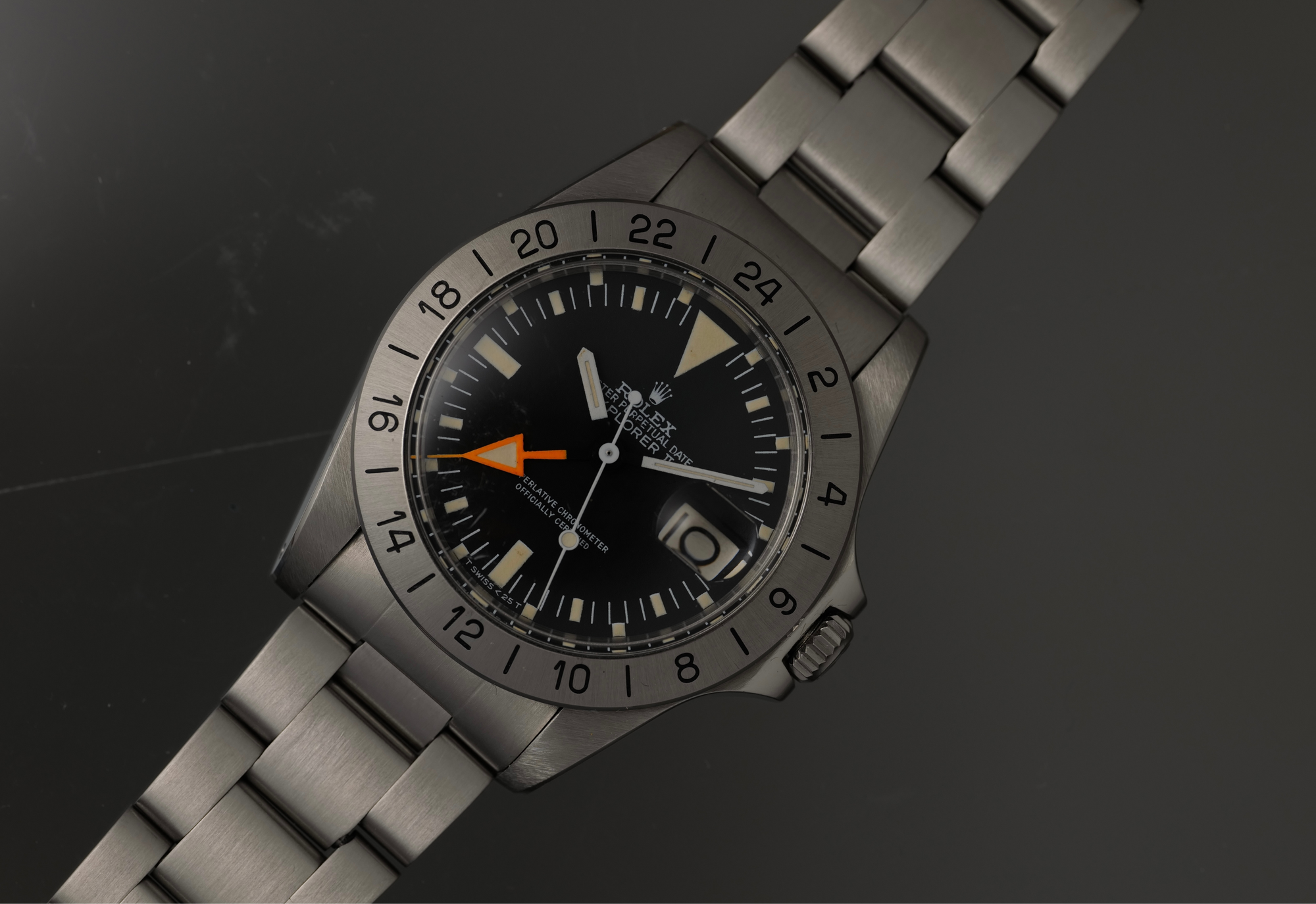 1655 Orange Hand from 1981 sold at BUCHERER