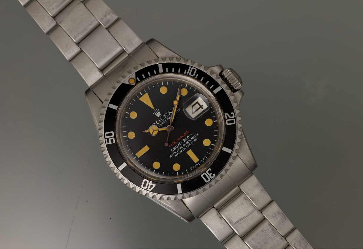1972 RED Submariner unpolished with amazing orange patina