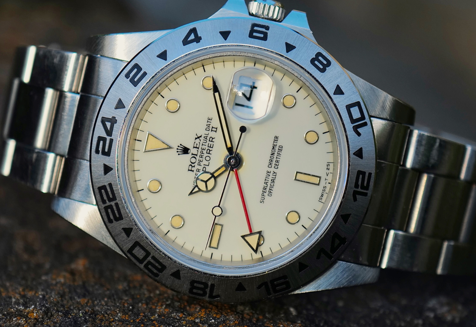 Rolex 16550 rail dial hot sale