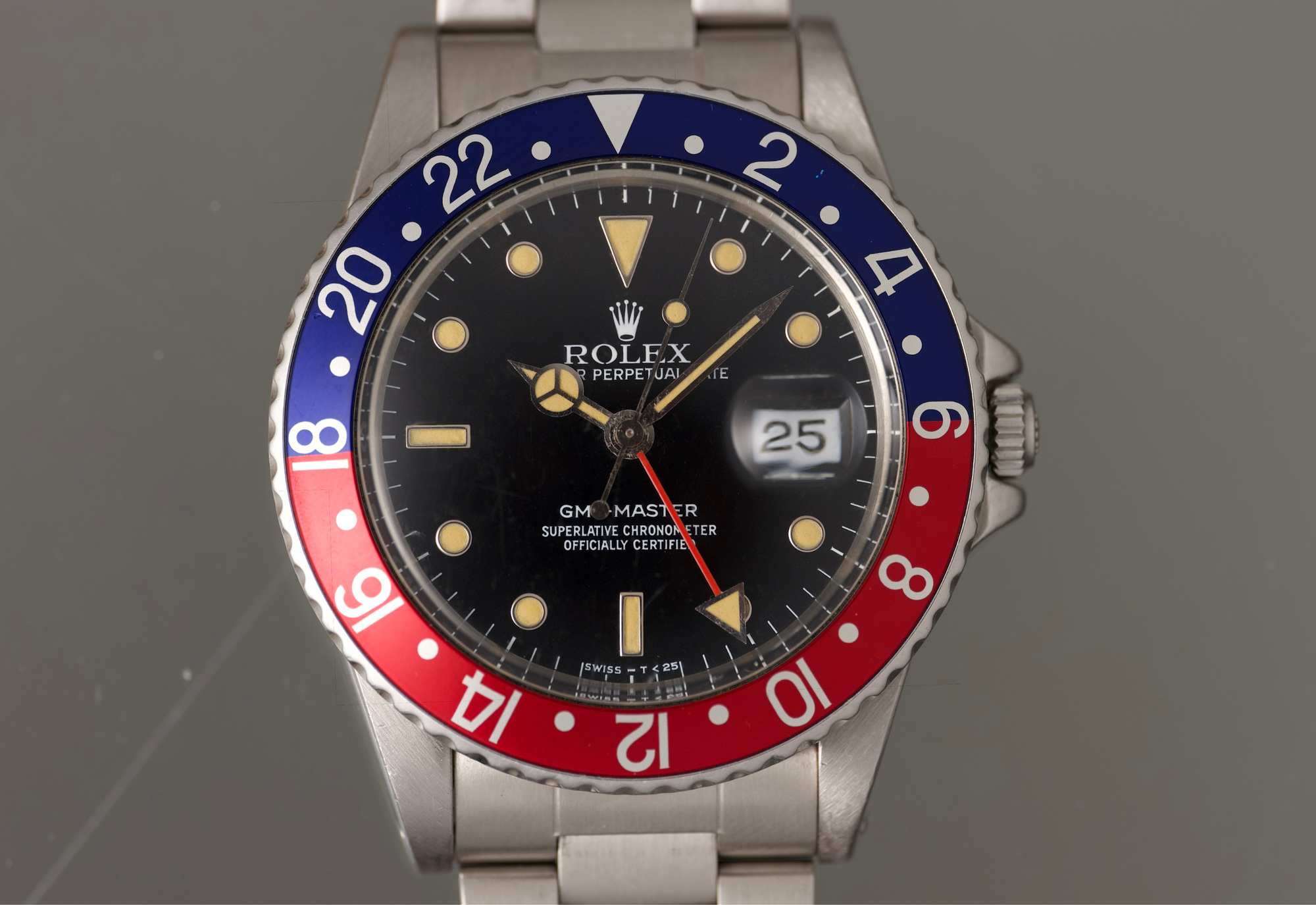 84 16750 perfect patina dial Box and Papers