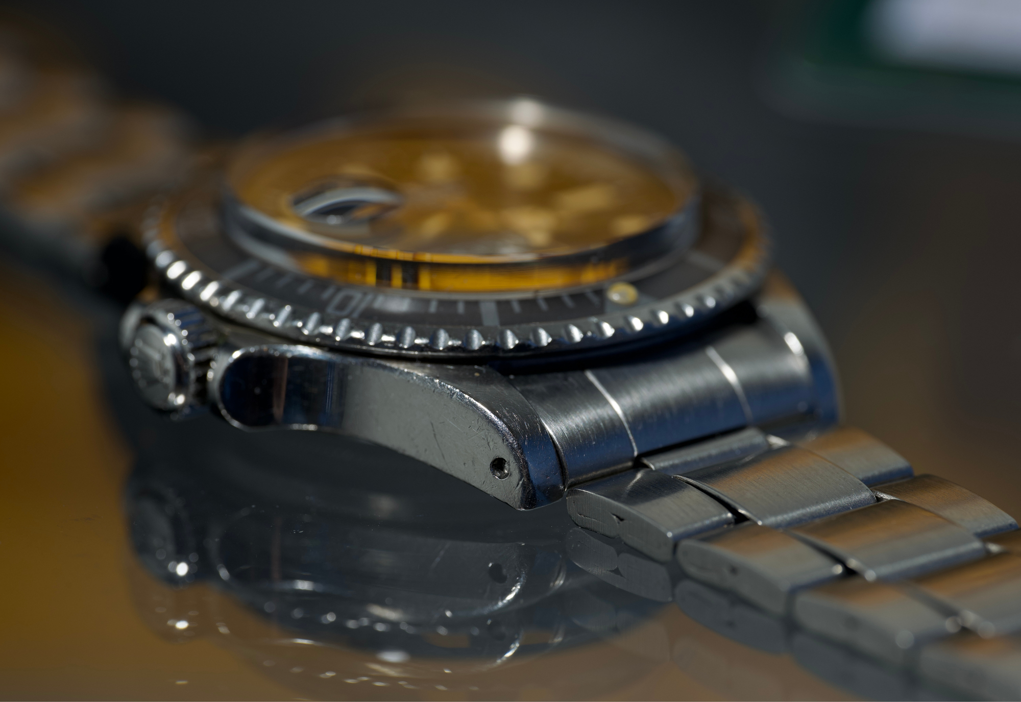 1972 Red Sub  / Super Pumpkin patina / Unpolished Case / Ghost Insert - just serviced