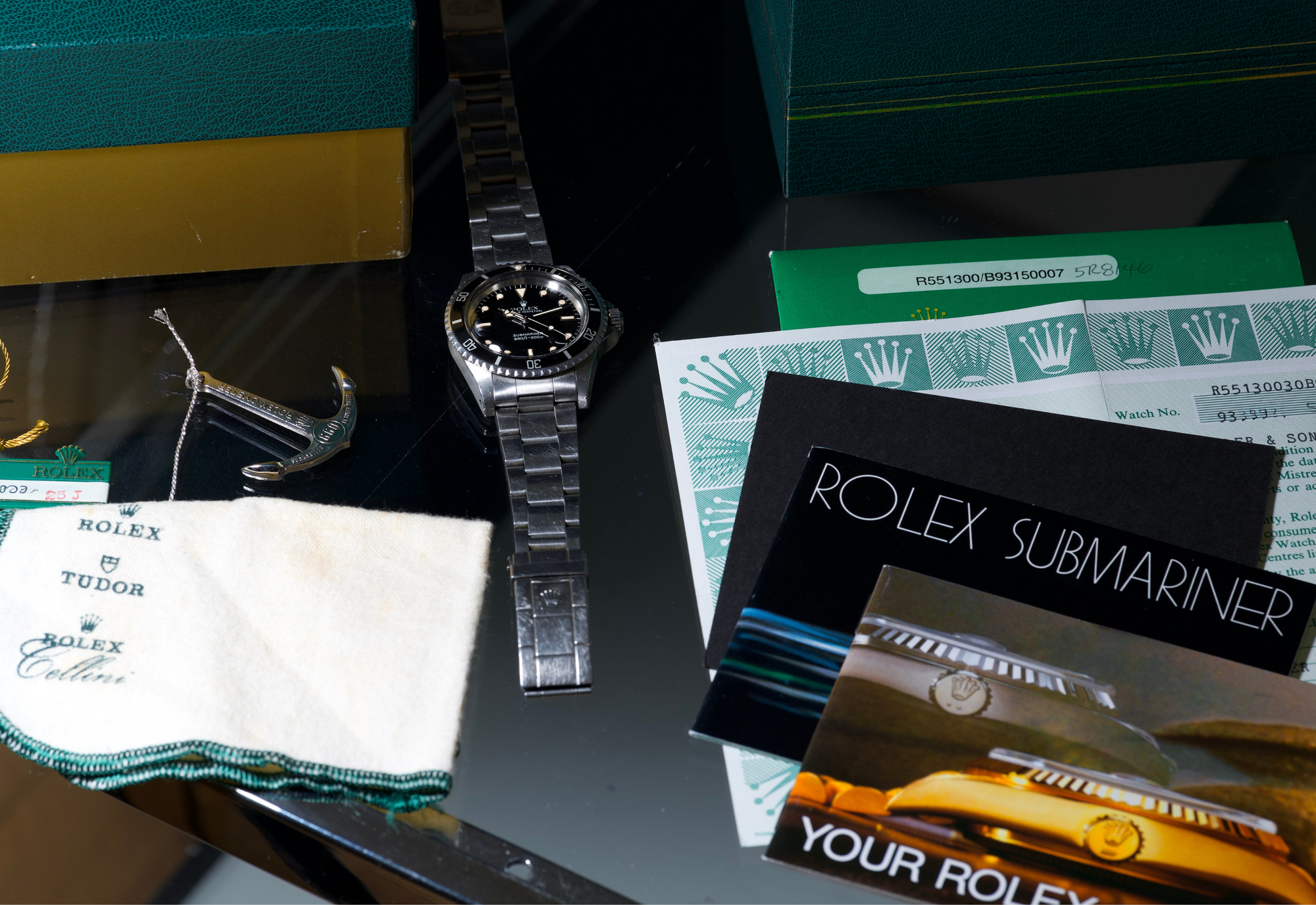Amazing unpolished 1986 5513 Submariner collector set