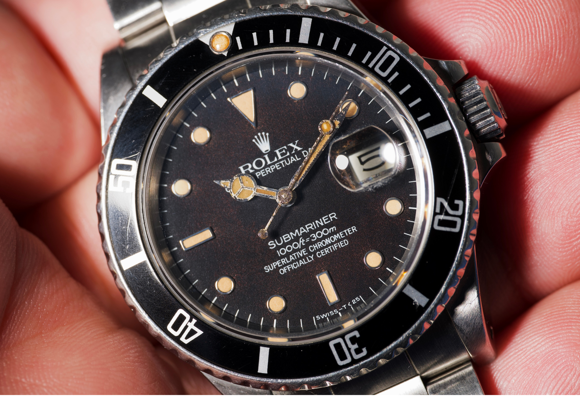 Utterly Vintage 80s Submariner 168000 with a tropical kick and super patina