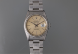 Rolex Datejust 16220 Tropical Cream Tapestry Dial complete set.