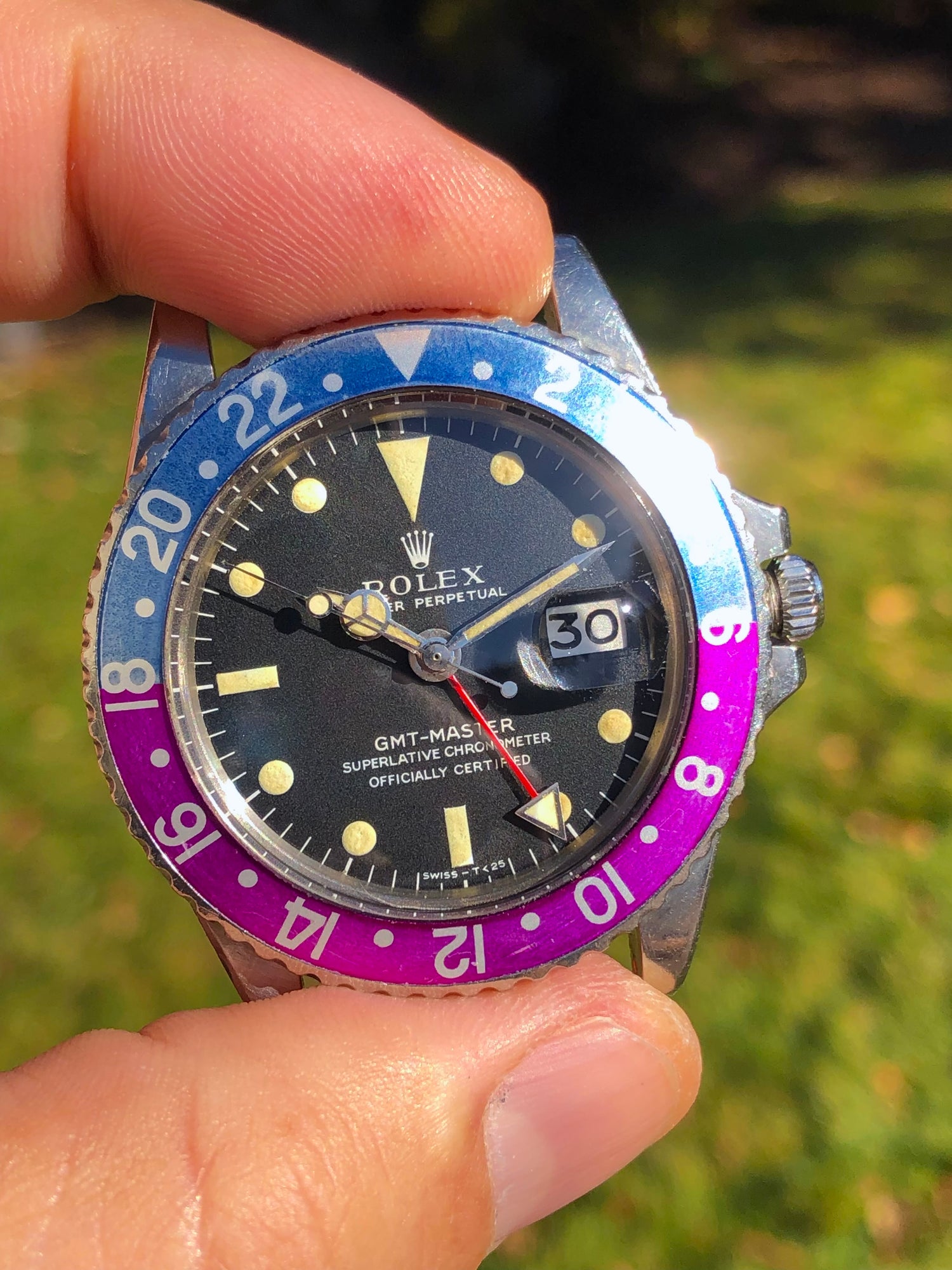 Rolex 68 Fuchsia unpolished beauty - original owner watch