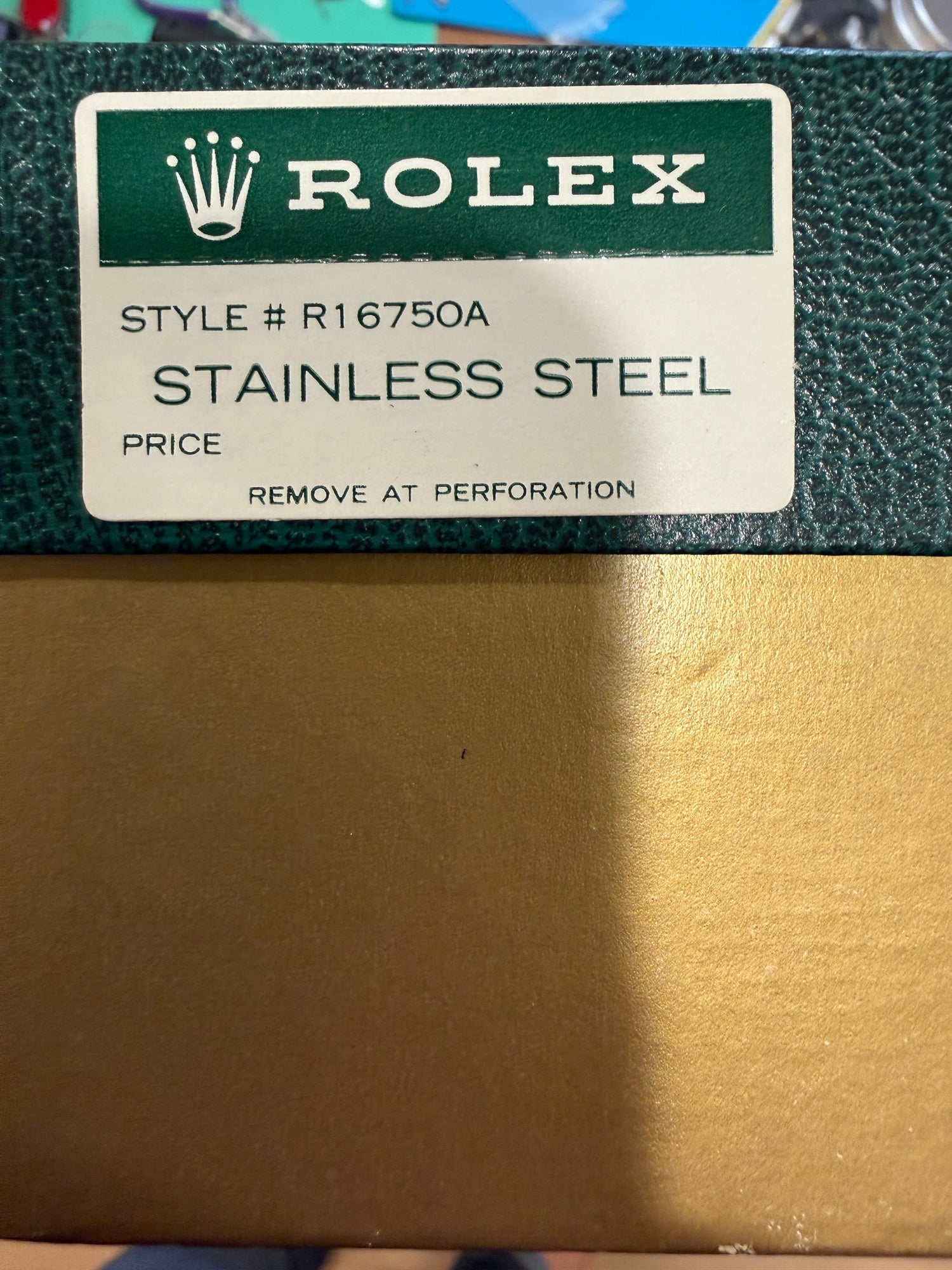 16750 one owner watch fully complete circa 1987