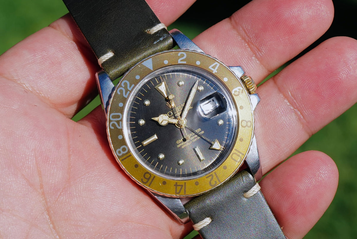 1977 Tropical Grey Nipple Dial GMT - unpolished