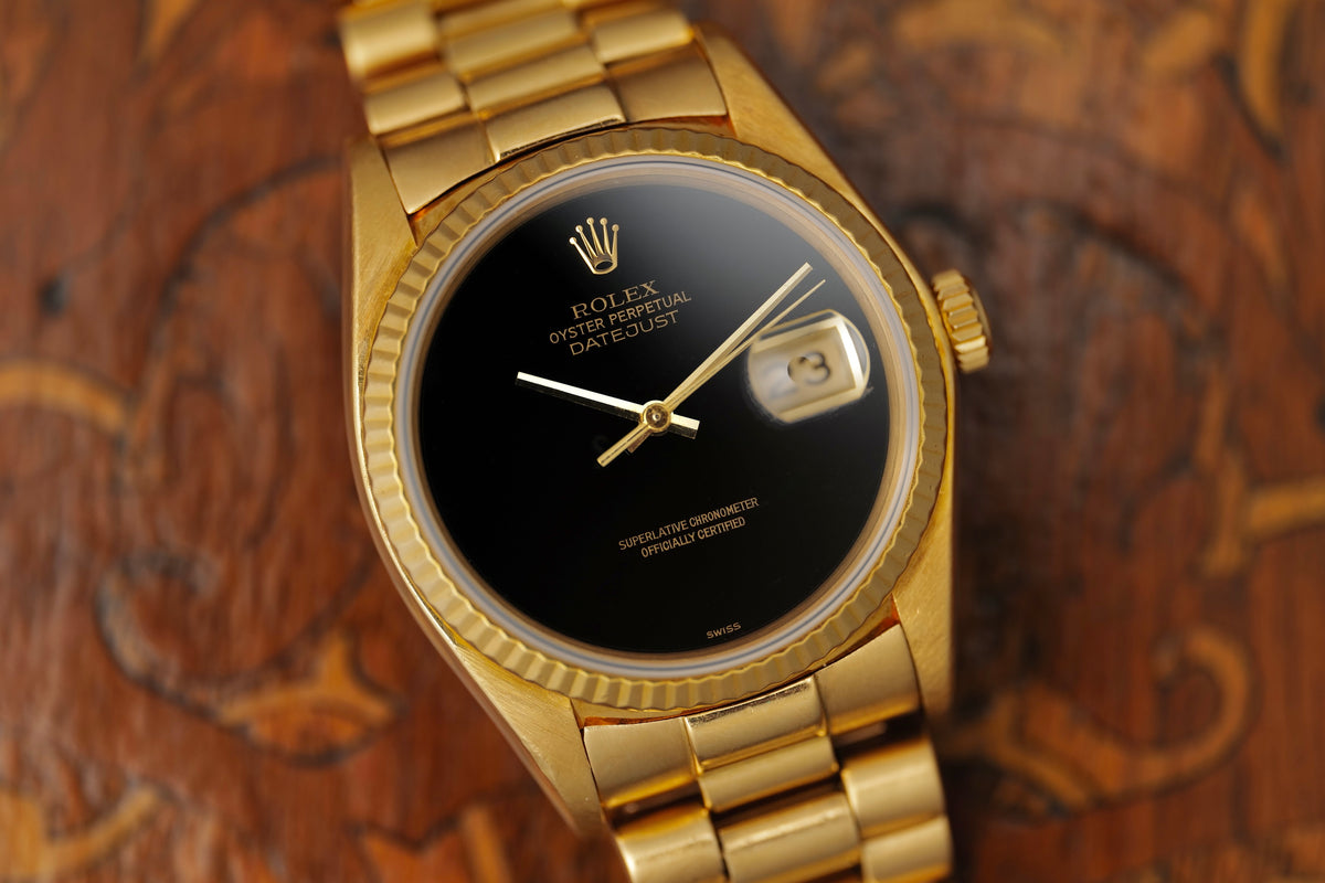 Rolex 16018 Onyx Perfect Dial
