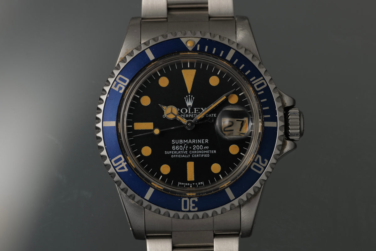 Rolex 1680 Super Pumpkin Patina / Blue Bezel
