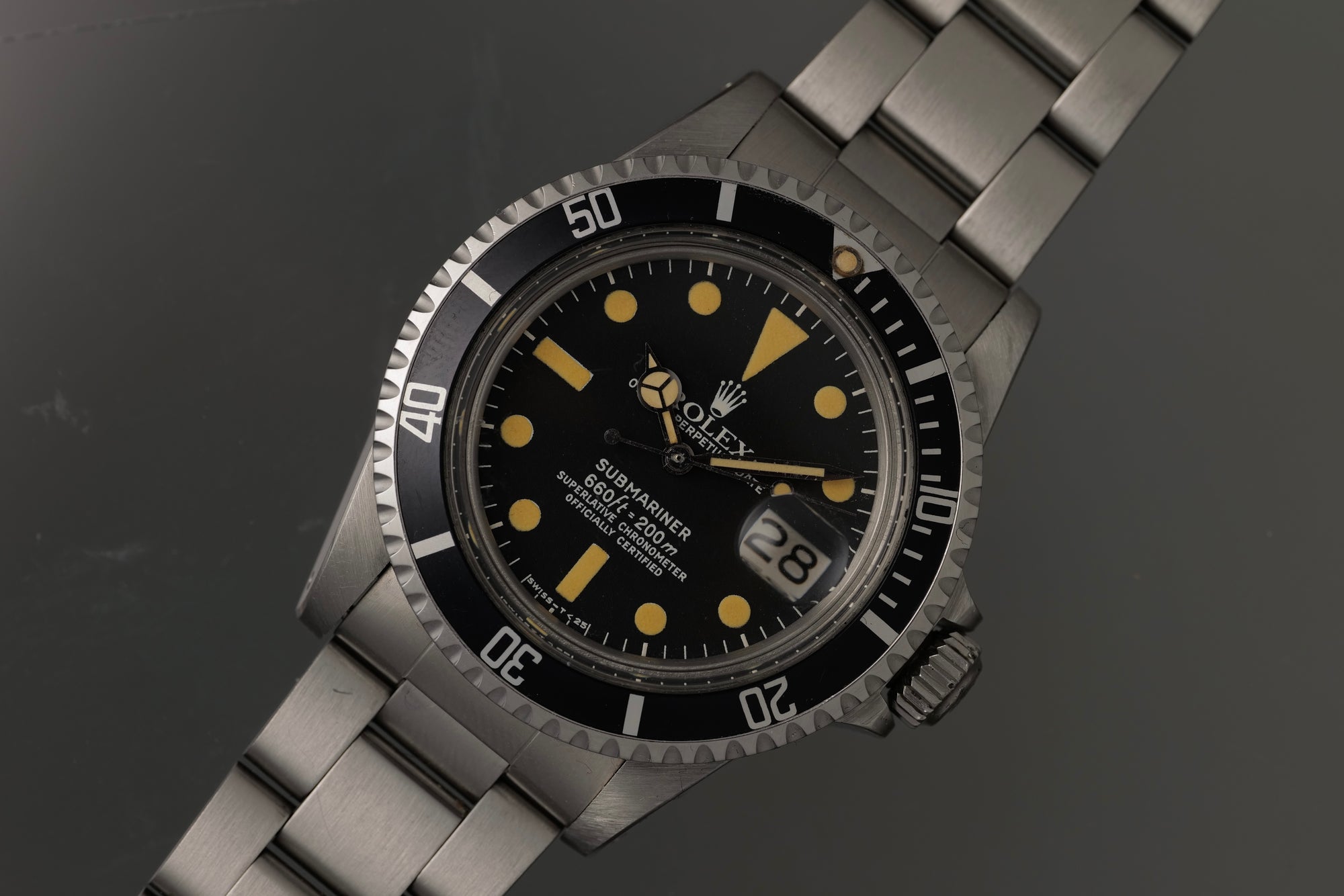 Rolex 1975 MK1 Lemon Lume 1680