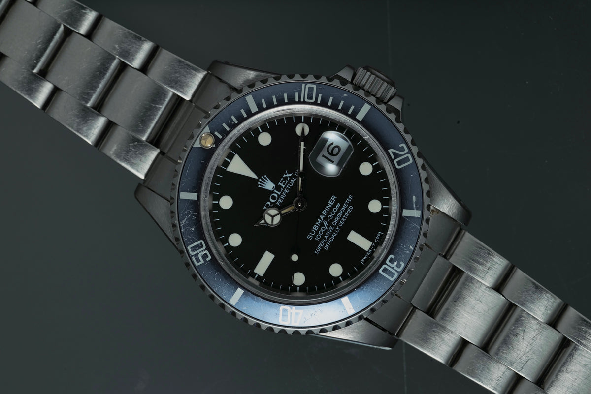 16800 Ghost Lume  / Blue Bezel with Box & Paper