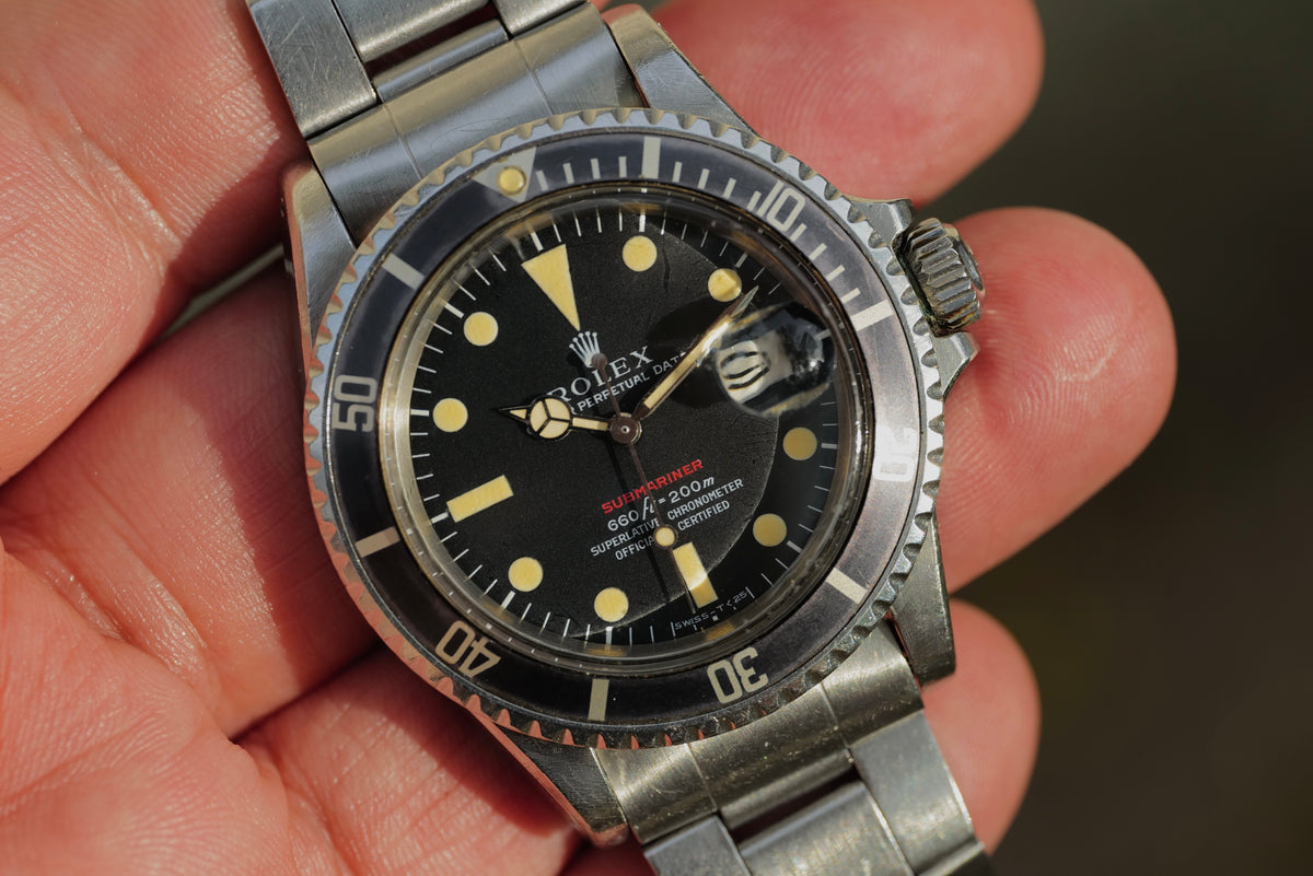 Beautiful 1978 RED SUB - unpolished