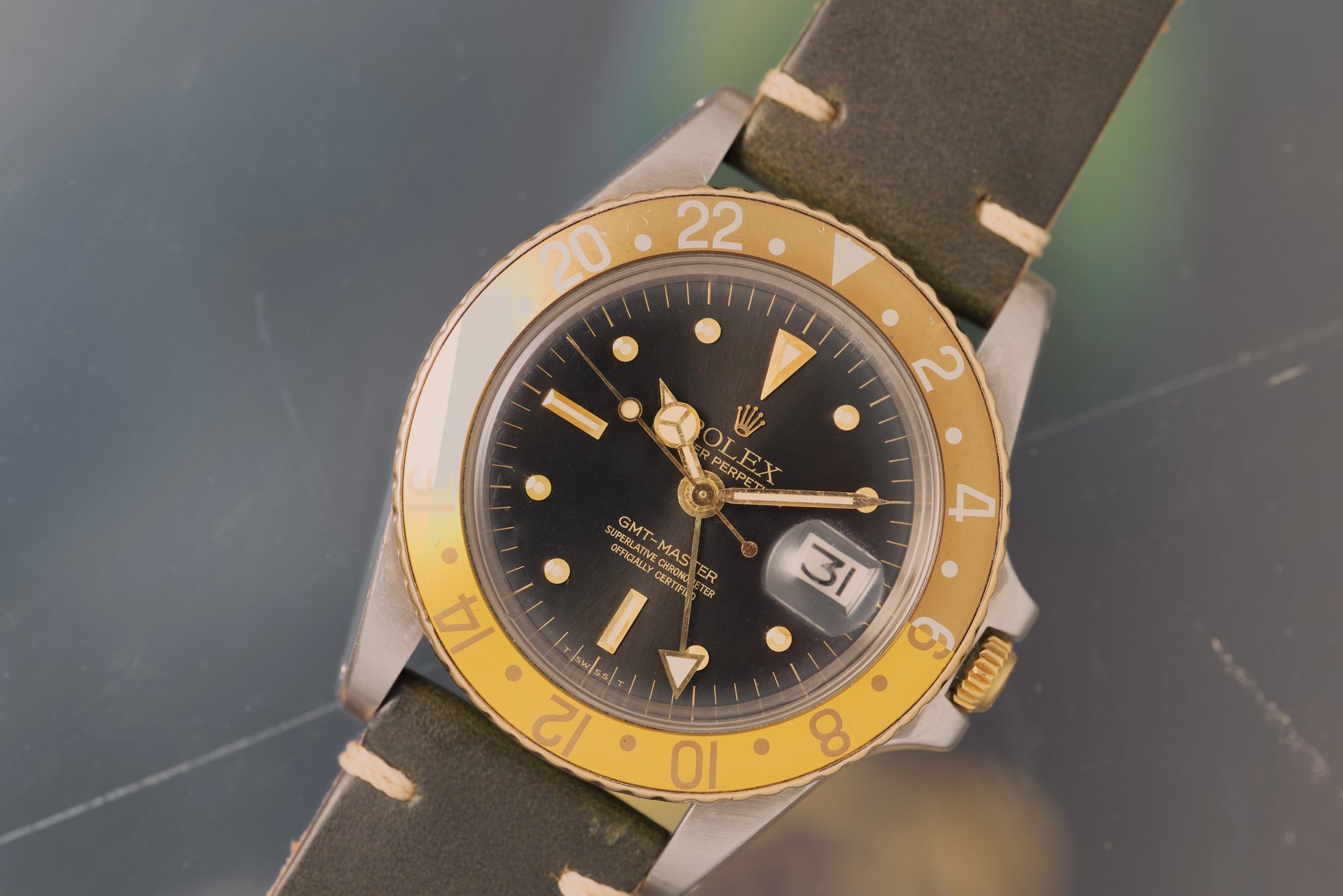 1977 Tropical Grey Nipple Dial GMT - unpolished