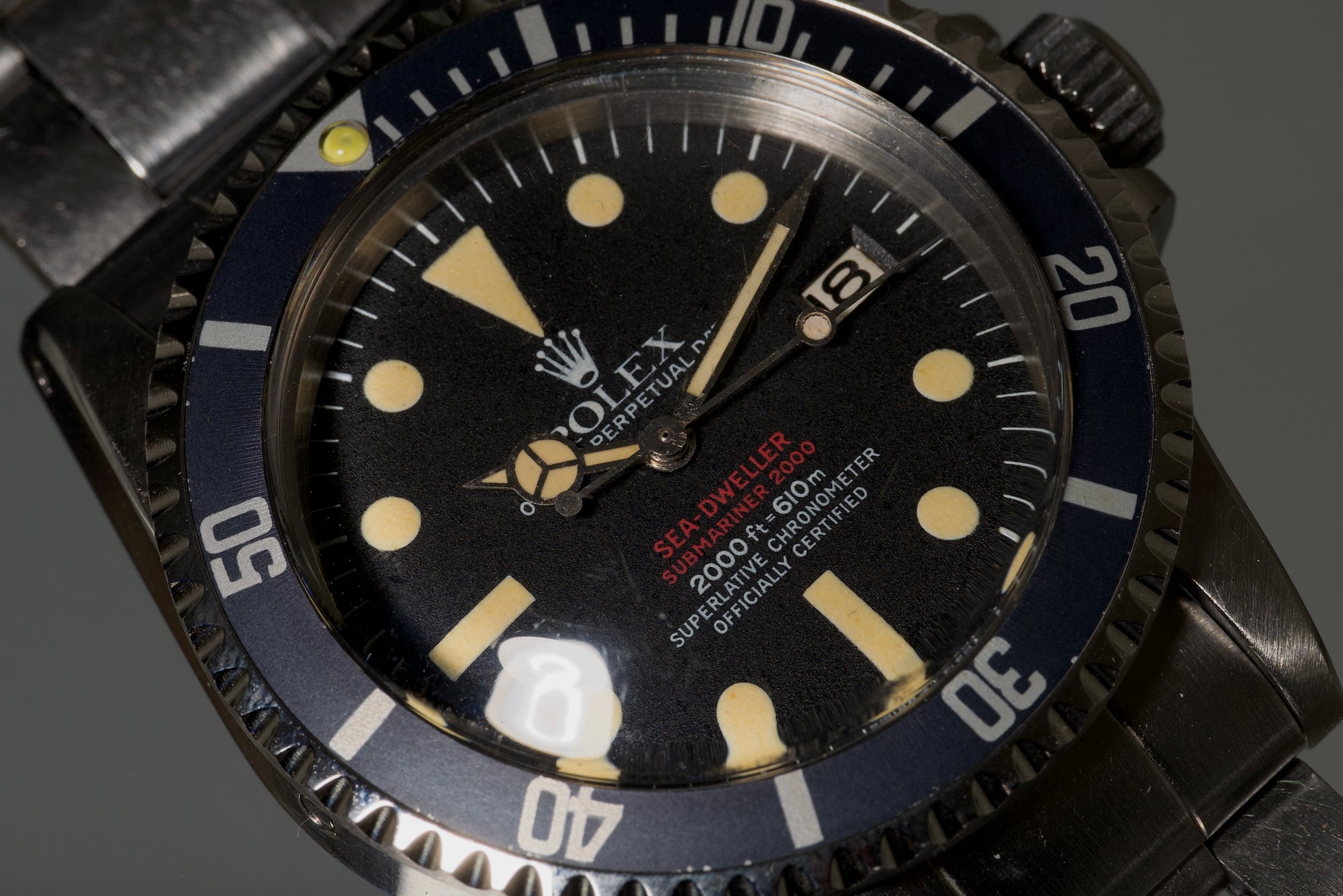 Double Red Sea Dweller 1976 Box and Papers