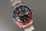 1973 Rolex Gmt Master MK4 Box and Papers