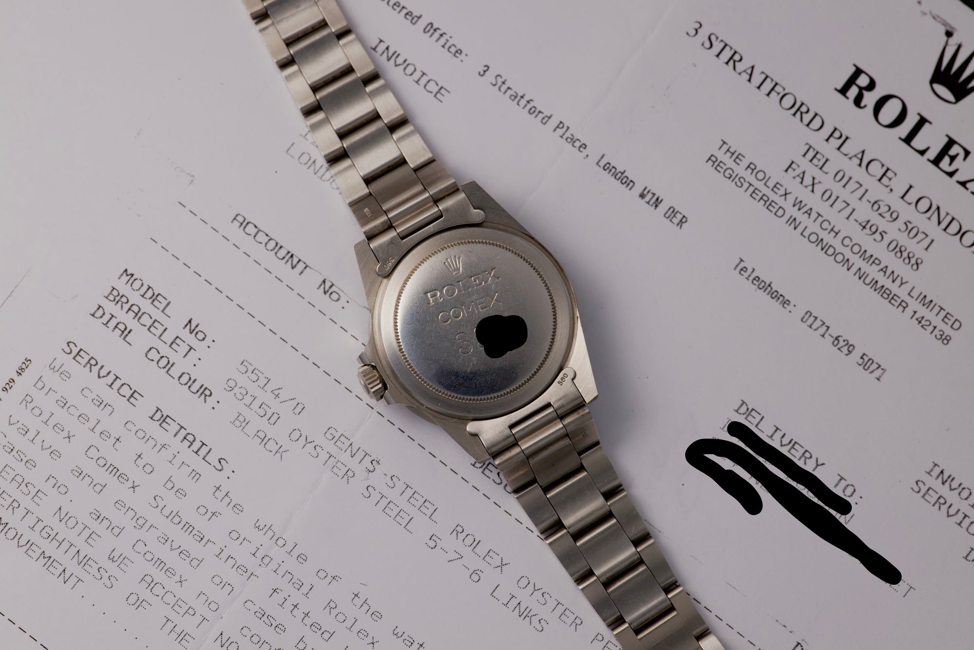 Fantastic Comex 5514 with service records from RSC