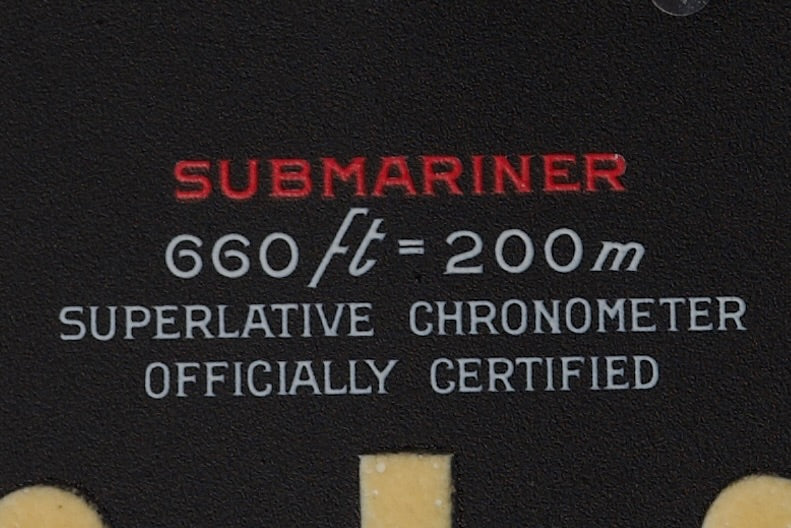 Red Sub as found from original owner - rough and perfect all at the same time