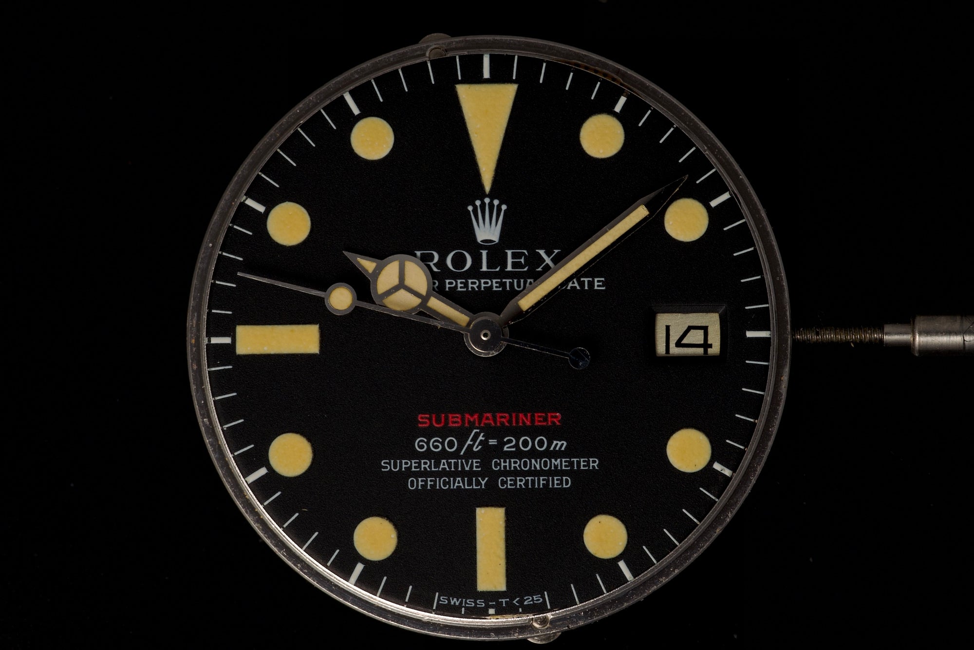 Red Sub as found from original owner - rough and perfect all at the same time