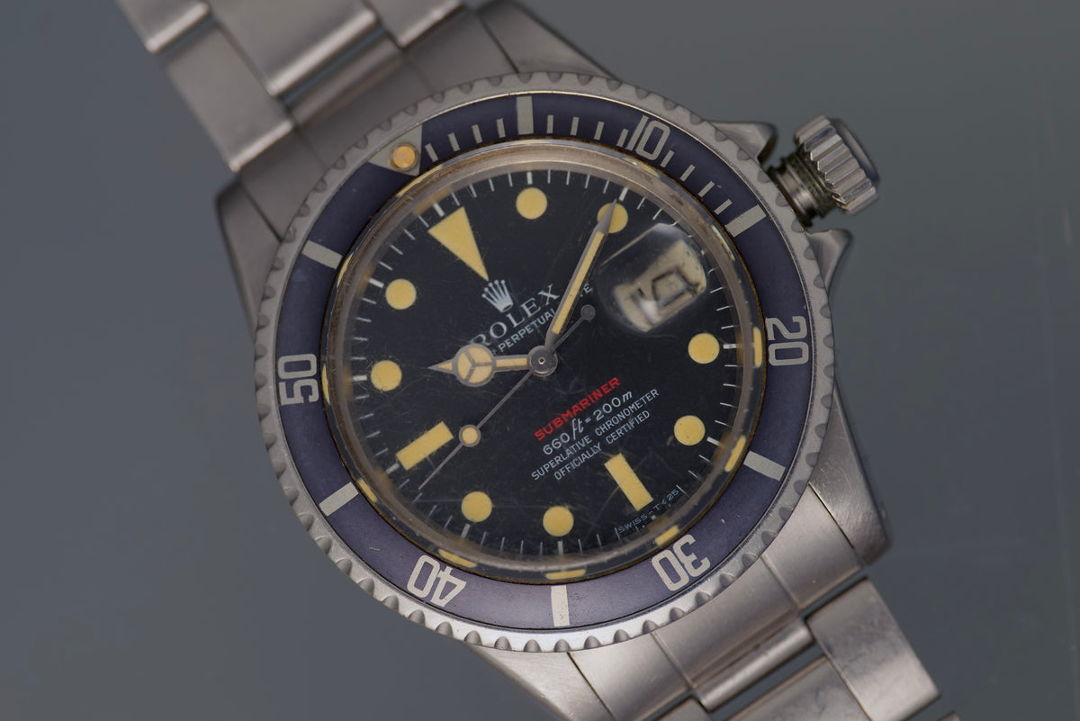Red Sub as found from original owner - rough and perfect all at the same time