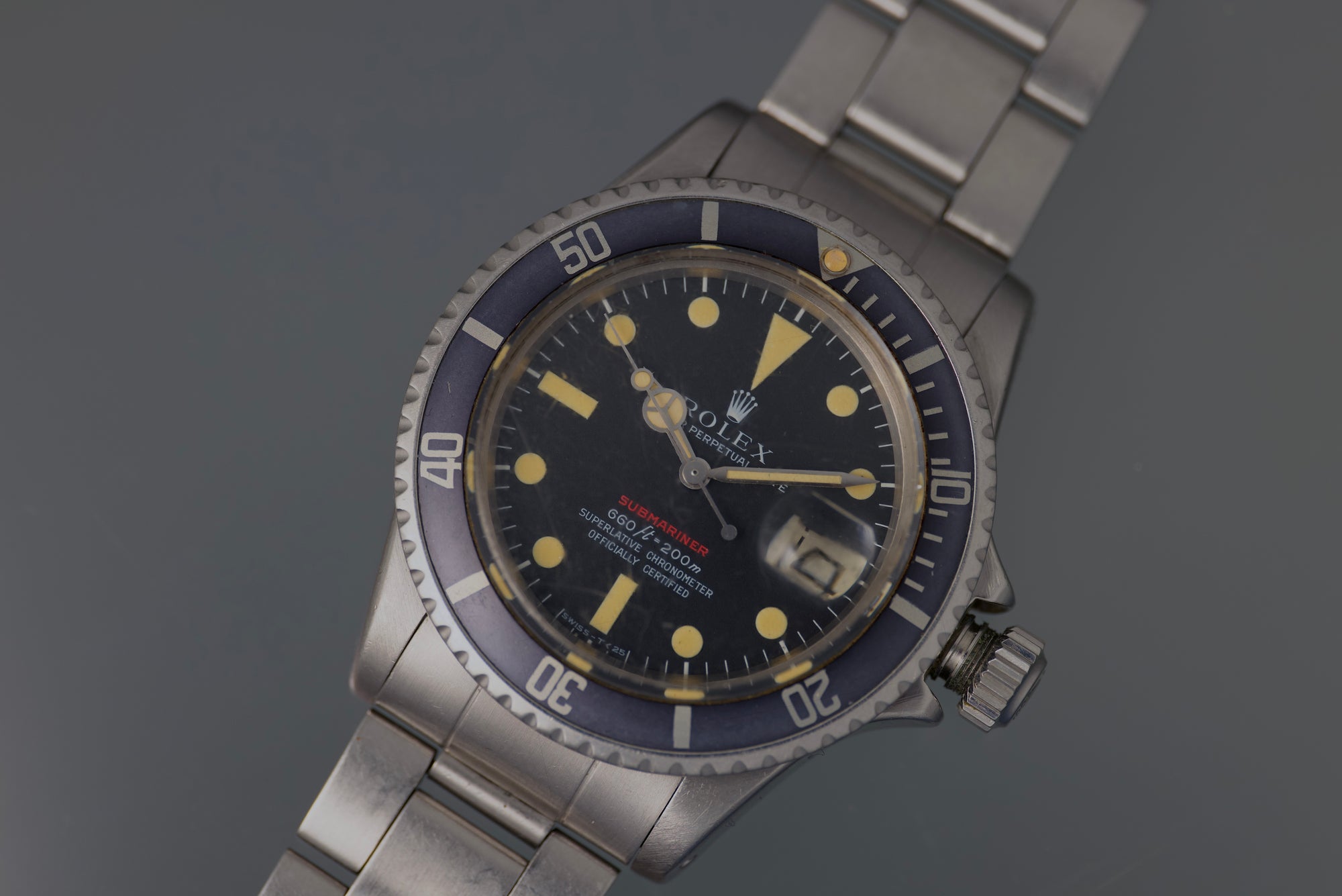 Red Sub as found from original owner - rough and perfect all at the same time