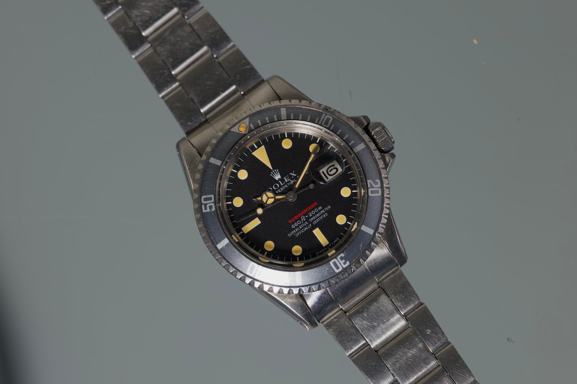 71 Red Sub with dynamic patina and a ghost insert