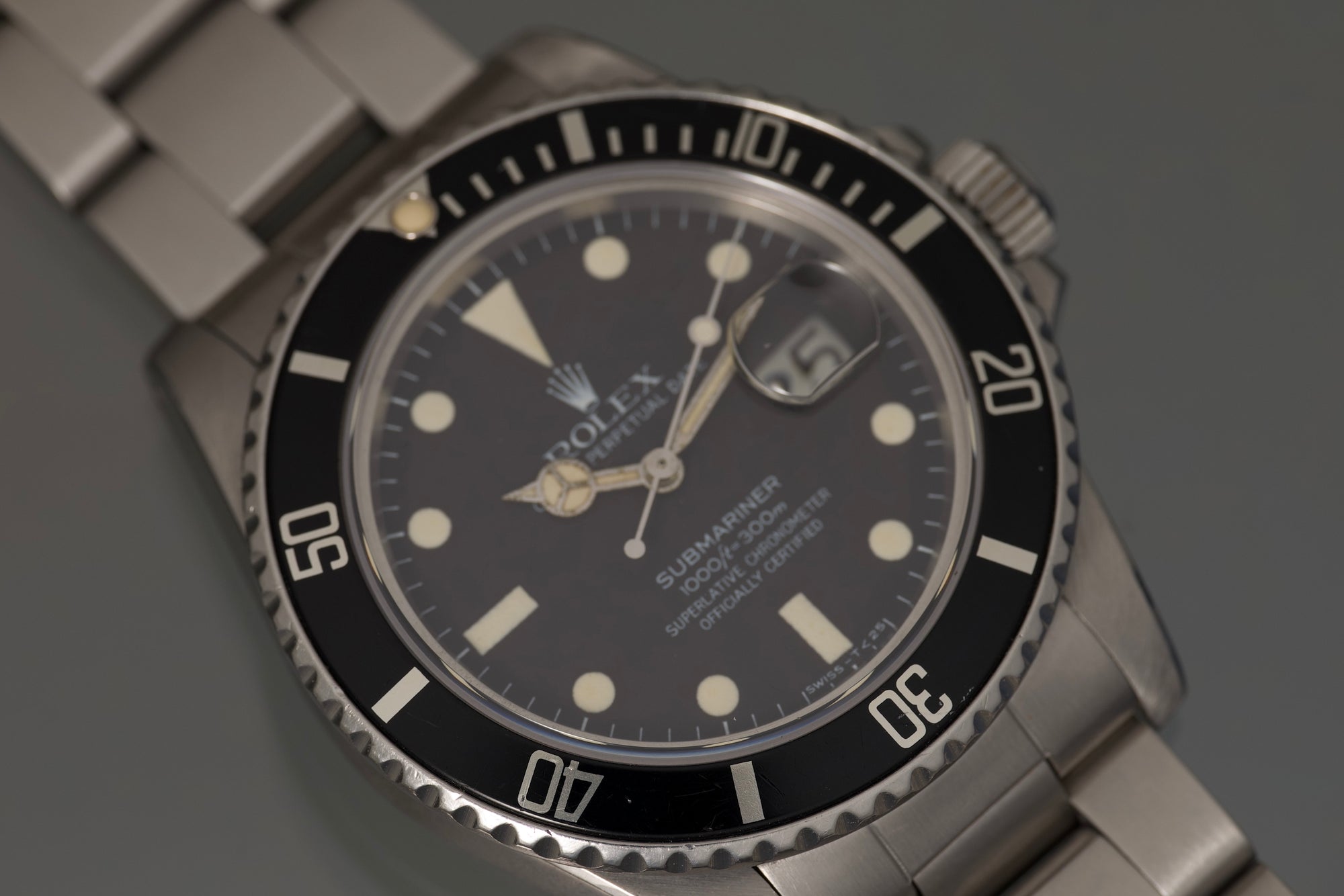 Transitional Matte Dial Submariner 16800